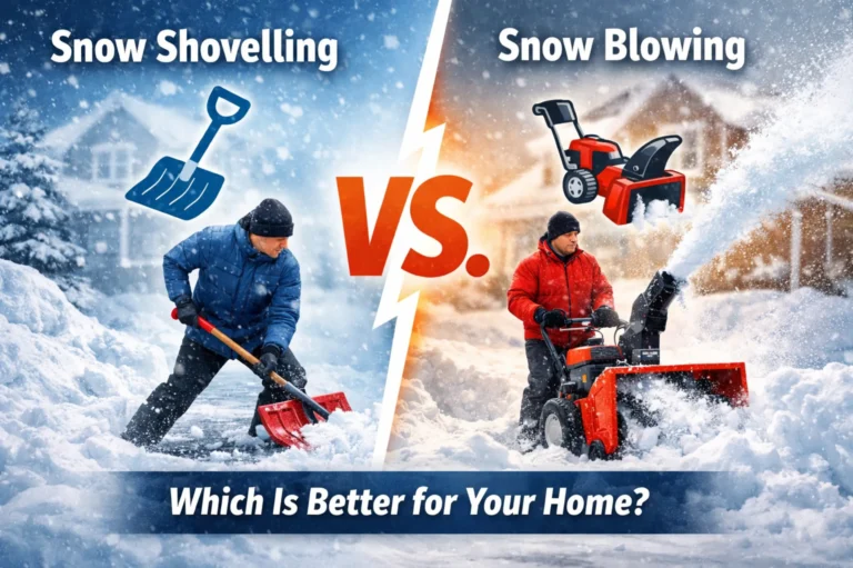 Snow Shovelling vs Snow Blowing Which Is Better for Your Home