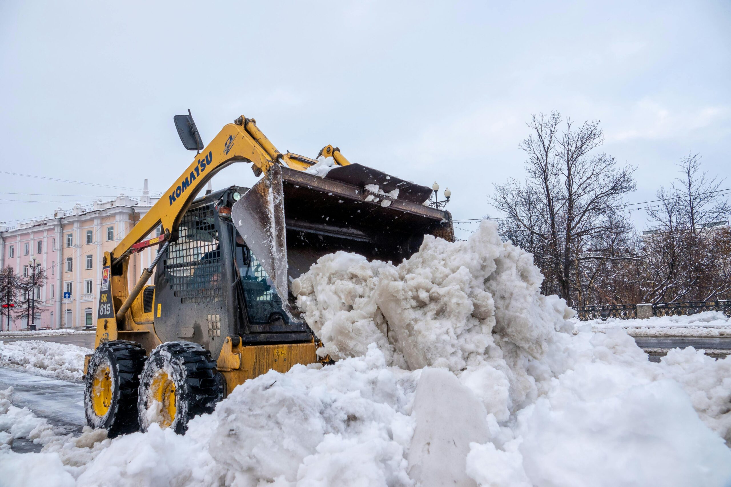 city snow removal vs private snow removal